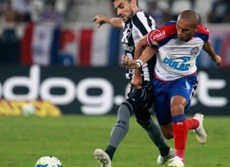 Bahia sai na frente, mas leva virada do Botafogo no Nilton Santos