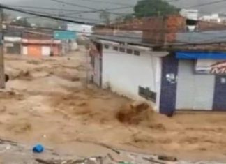 Tempestade causa transtorno no município de Ubaíra