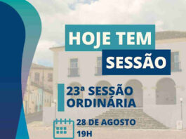 Câmara Municipal da Cachoeira realiza a 23ª Sessão Ordinária nesta segunda-feira (28)