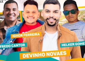 DEVINHO NOVAES SE APRESENTA EM RODELAS NO FIM DIM DE SEMANA