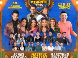CONFIRA TUDO QUE VAI ROLAR EM MIRANTE NOS DIAS 10, 11 E 12 DE JUNHO