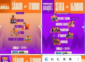 LIBERADA A PROGRAMAÇÃO DO ARRAIÁ DAS ÁGUAS QUENTES, EM TUCANO-BA