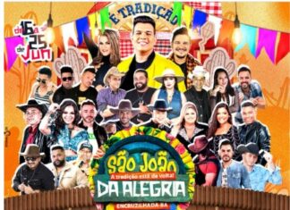 PROGRAMAÇÃO DE ENCRUZILHADASÃO JOÃO DA ALEGRIA 2023