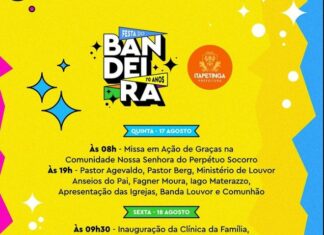 PREFEITURA DE ITAPETINGA DIVULGA ATRAÇÕES DA FESTA DO BANDEIRA