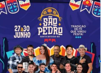 SAIU A PROGRAMAÇÃO DO SÃO PEDRO DE SANTA BRIGIDA