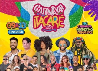 Carnaval de Itacaré promete agitar a Bahia com atrações de peso