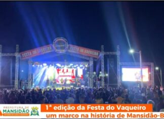 SUCESSO ABSOLUTO NA 1° FESTA DO VAQUEIRO EM MANSIDÃO