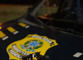 PRF prende indivíduo com arma de uso restrito na BR-101, em Santo Antônio de Jesus (BA)