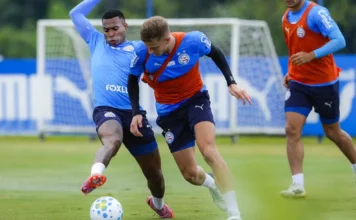 Bahia finaliza preparação para duelo frente ao Corinthians; Tricolor deve ter dois desfalques por lesão