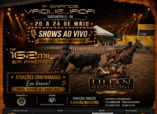 Tradição e esporte: Vaquejada movimenta Santanópolis entre 20 e 24 de maio