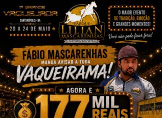 177 mil em prêmios marcam a estreia da Grande Vaquejada em Santanópolis