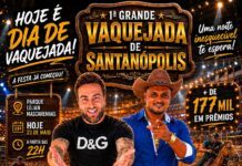 Música e emoção embalam a vaquejada que agita Santanópolis nesta noite
