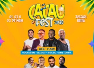 JUSSARI SE PREPARA PRO CACAU FEST COM GRANDES NOMES DA MÚSICA