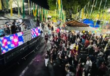 Vitor e Diogo unem sertanejo e forró em apresentação marcante no Forró Mut, em Camaçari
