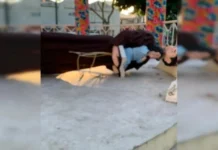 Imagem de Santo Antônio aparece quebrada em praça de SAJ