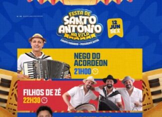 Confira a Grade Oficial da Festa de Santo Antônio!