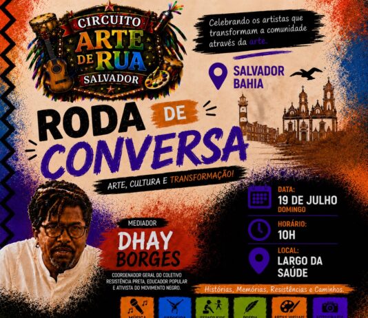 Roda de Conversa debate arte e transformação em Salvador