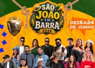 DIVULGADA AS ATRAÇÕES DO SÃO JOÃO DE BARRA 2026
