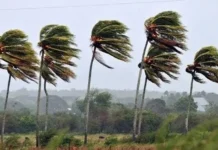 INMET emite alerta de vendaval para Santo Antônio de Jesus e outras cidades do Recôncavo e Vale do Jiquiriçá