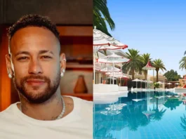 Neymar escolhe resort 5 estrelas com diária de R$ 44 mil para férias