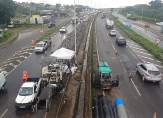 Obras na BR-324 sofrem pausa após decreto de situação de emergência