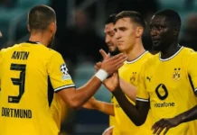 Com suspeita de bactéria na água do estádio, elenco do Borussia Dortmund deixa local sem tomar banho