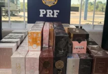 Carga clandestina: PRF apreende perfumes vindos do Paraguai sem nota fiscal na Bahia